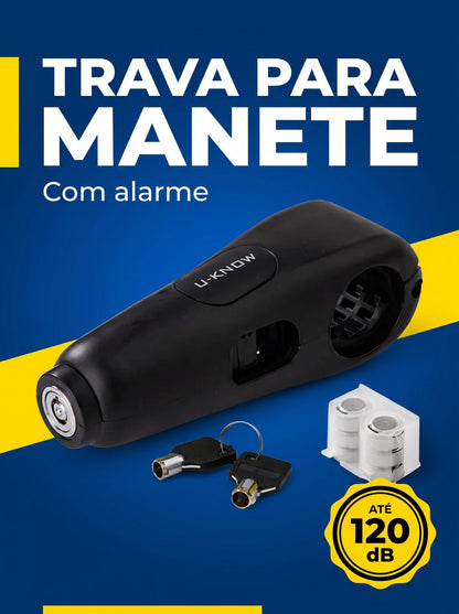 Trava Antifurto com Alarme para Moto | Sensor de Movimento