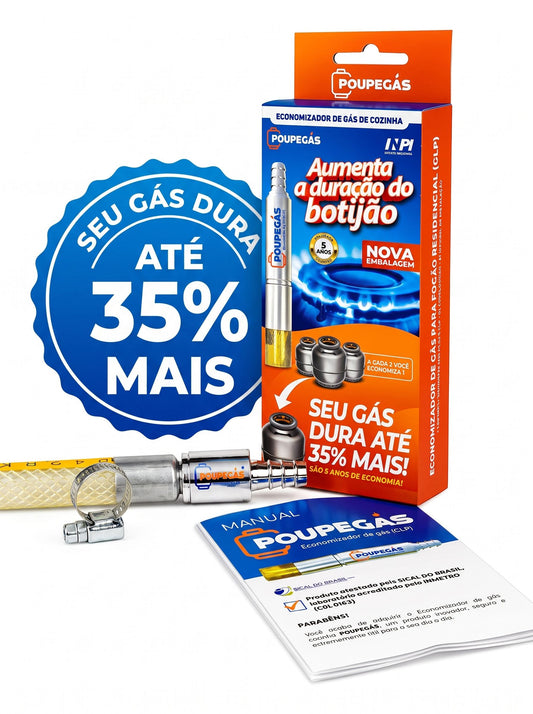 Economizador de Gás que Pode Fazer Seu Botijão Render Muito Mais | POUPEGÁS
