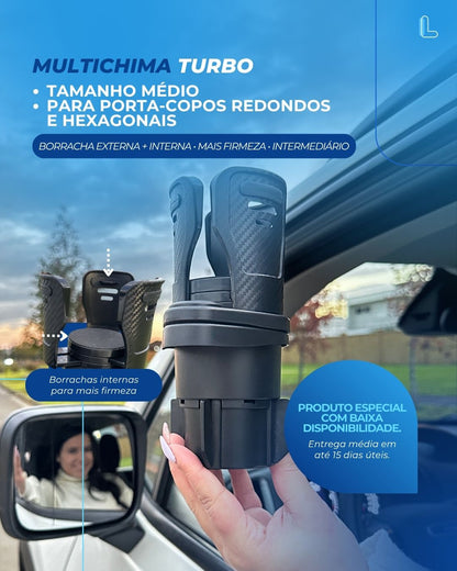 MultiChima | Suporte para Bebidas no Carro "Exclusivo 2026"