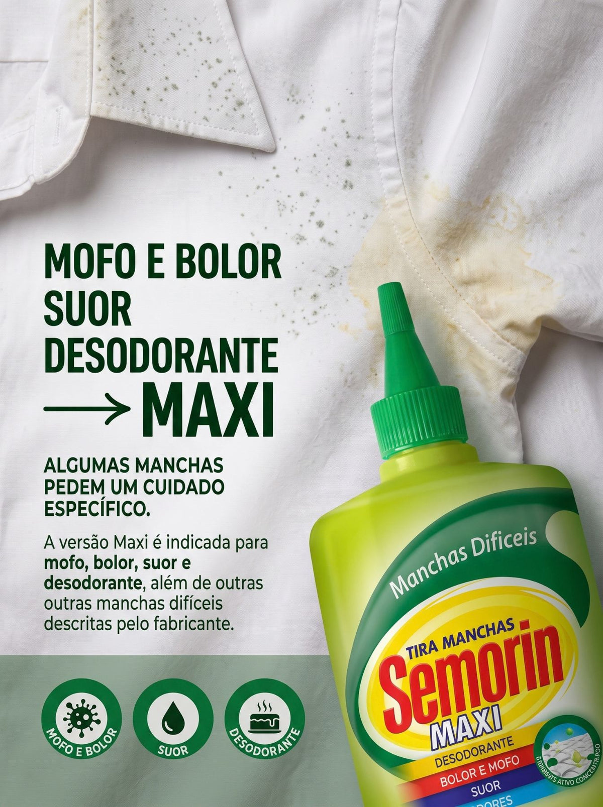 Tira Manchas Semorin | Escolha a Fórmula Certa para Cada Mancha