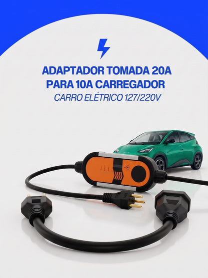 Adaptador 20A para 10A 90° | Mais Espaço, Mais Segurança e Melhor Encaixe