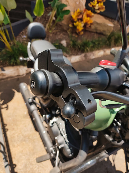 Trava Antifurto Reforçada para Moto | Bloqueio de Manete, Freio e Acelerador