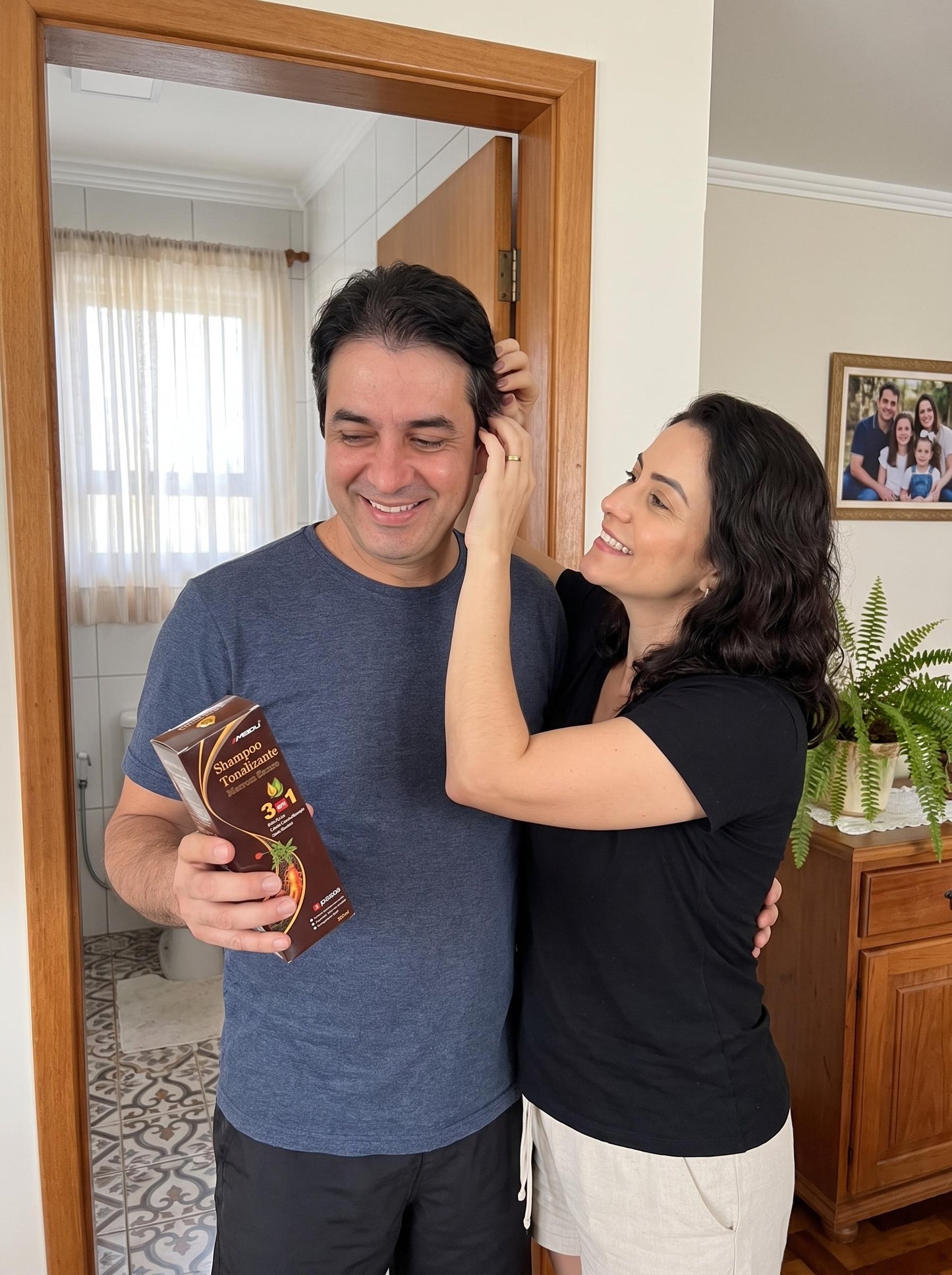 Visual Renovado em Poucos Minutos | Shampoo Colorante 3 em 1 Sem Amônia