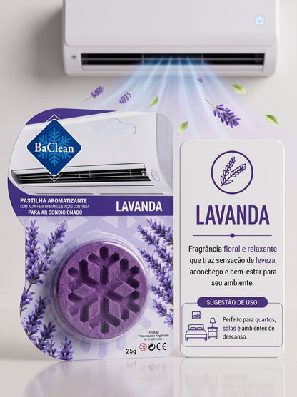 Pastilha para Ar-Condicionado  | Aromatizante de Ação Contínua & Bactericida