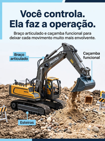 Máquinas de Construção RC com Controle Remoto | A diversão, no controle