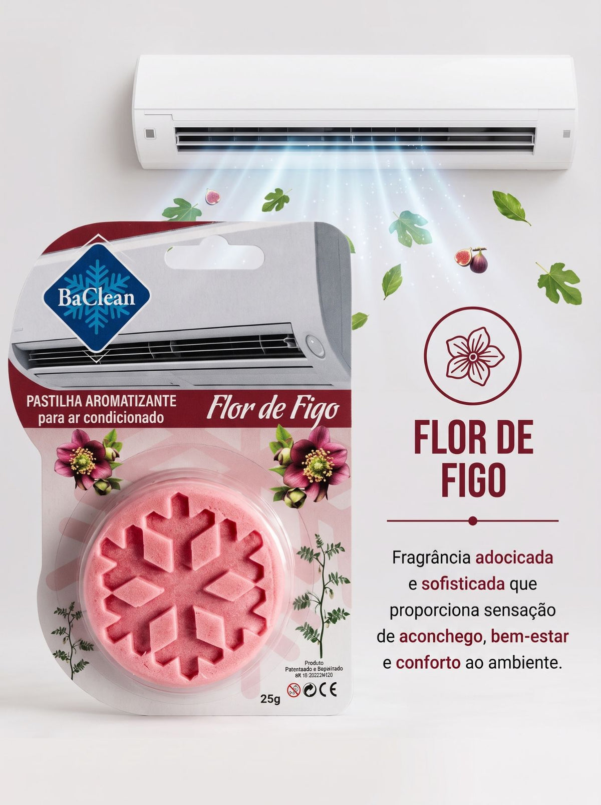 Pastilha para Ar-Condicionado  | Aromatizante de Ação Contínua & Bactericida