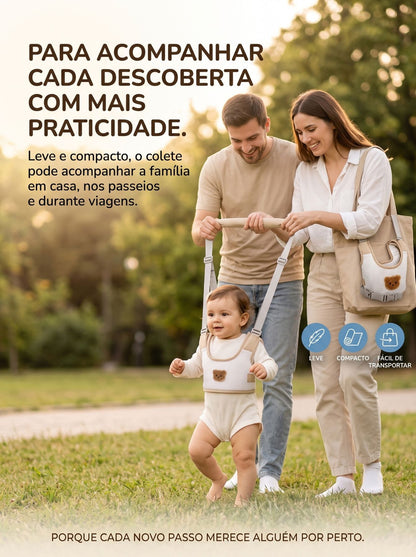 Colete Guia para Primeiros Passos | Ajustável, Respirável e com Alça