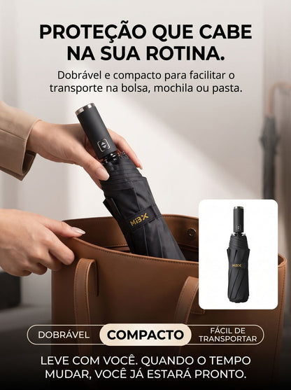 Guarda Chuva Automático Reforçado 24 Varetas | Proteção UV e Uso para Sol e Chuva