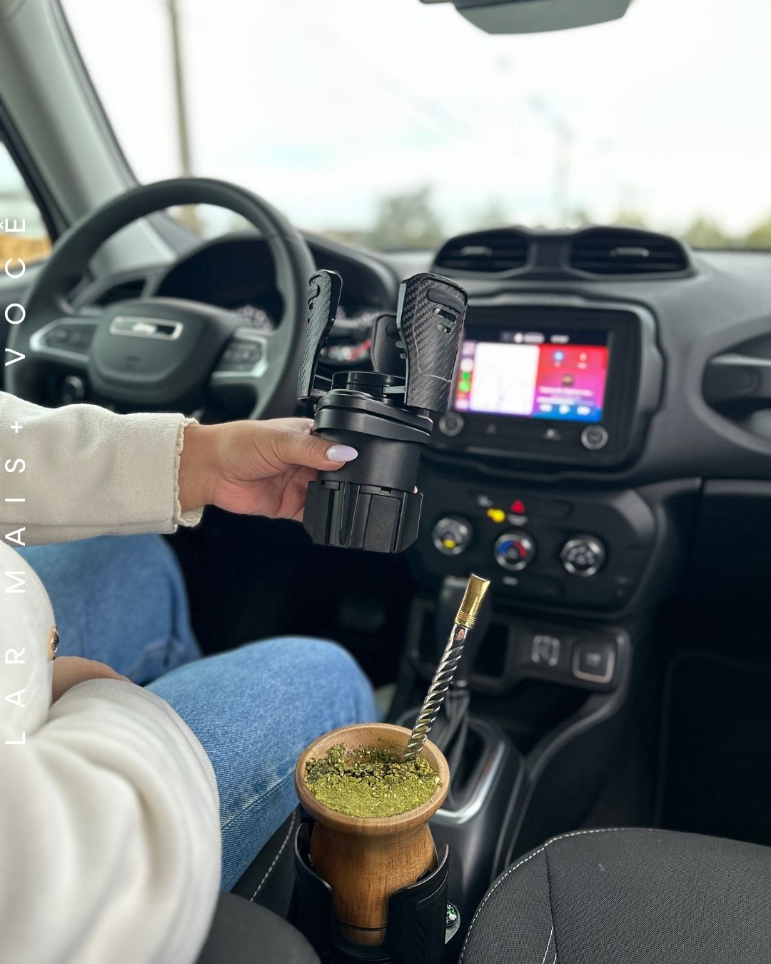 MultiChima | Suporte para Bebidas no Carro "Exclusivo 2026"