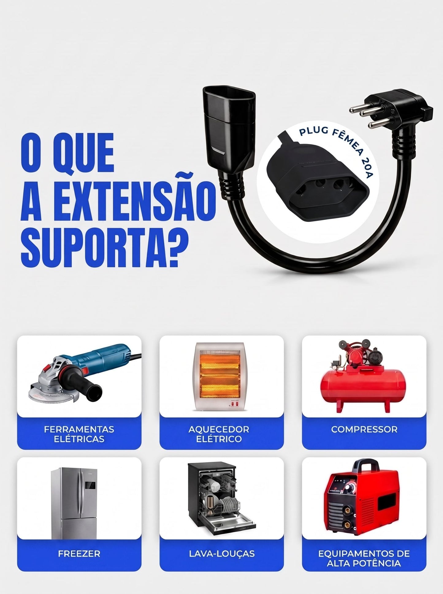 Adaptador 20A para 10A 90° | Mais Espaço, Mais Segurança e Melhor Encaixe